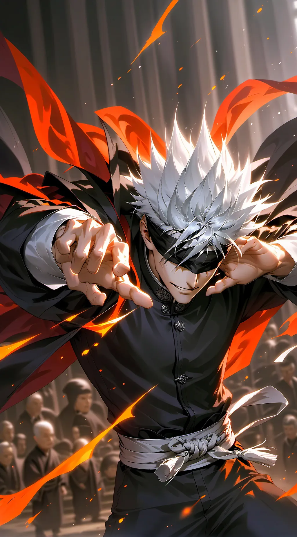 ai character: Gojo Satoru background