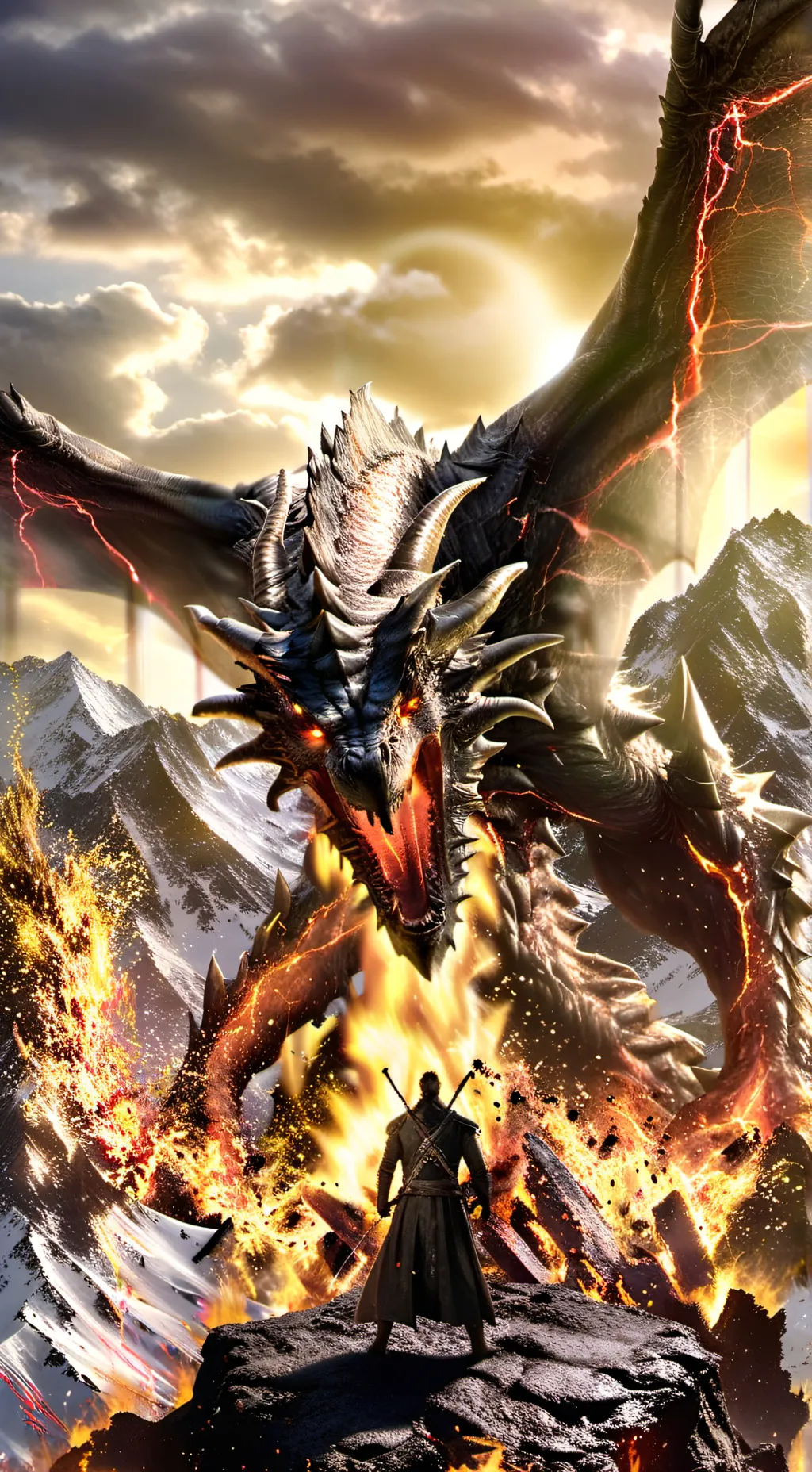 ai character: Palworld jetdragon background