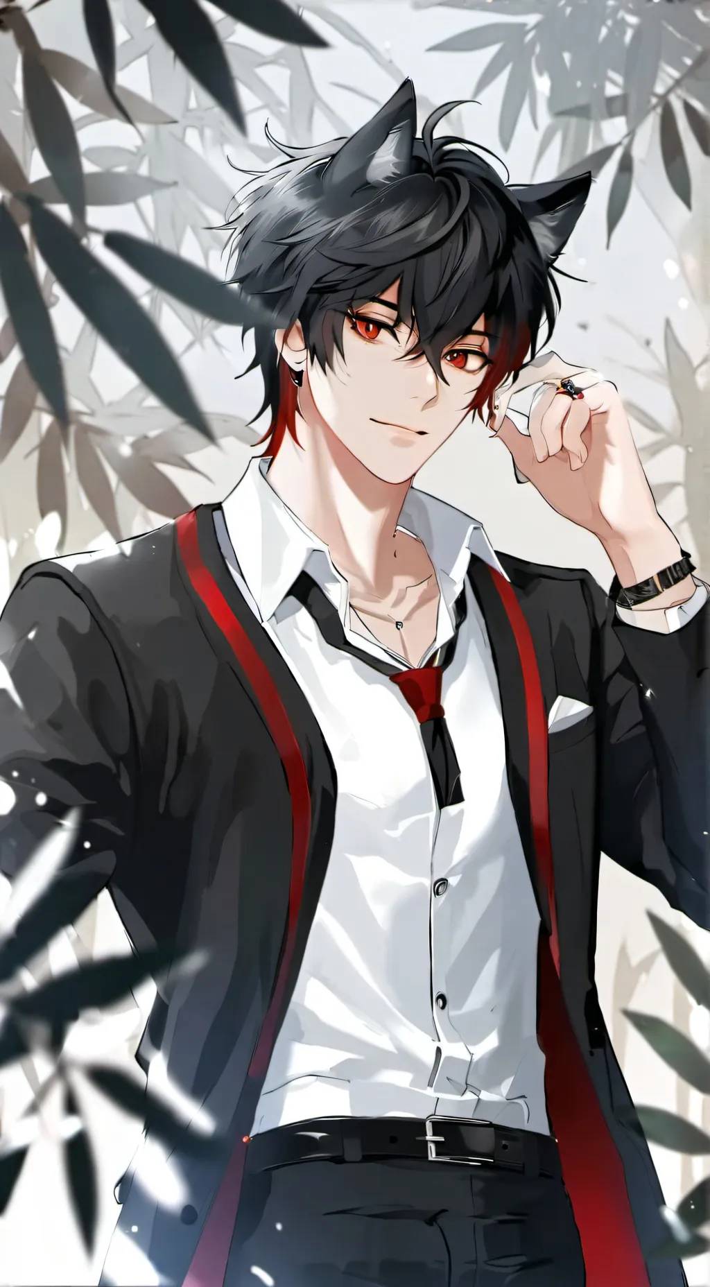 ai character: Lucas  background