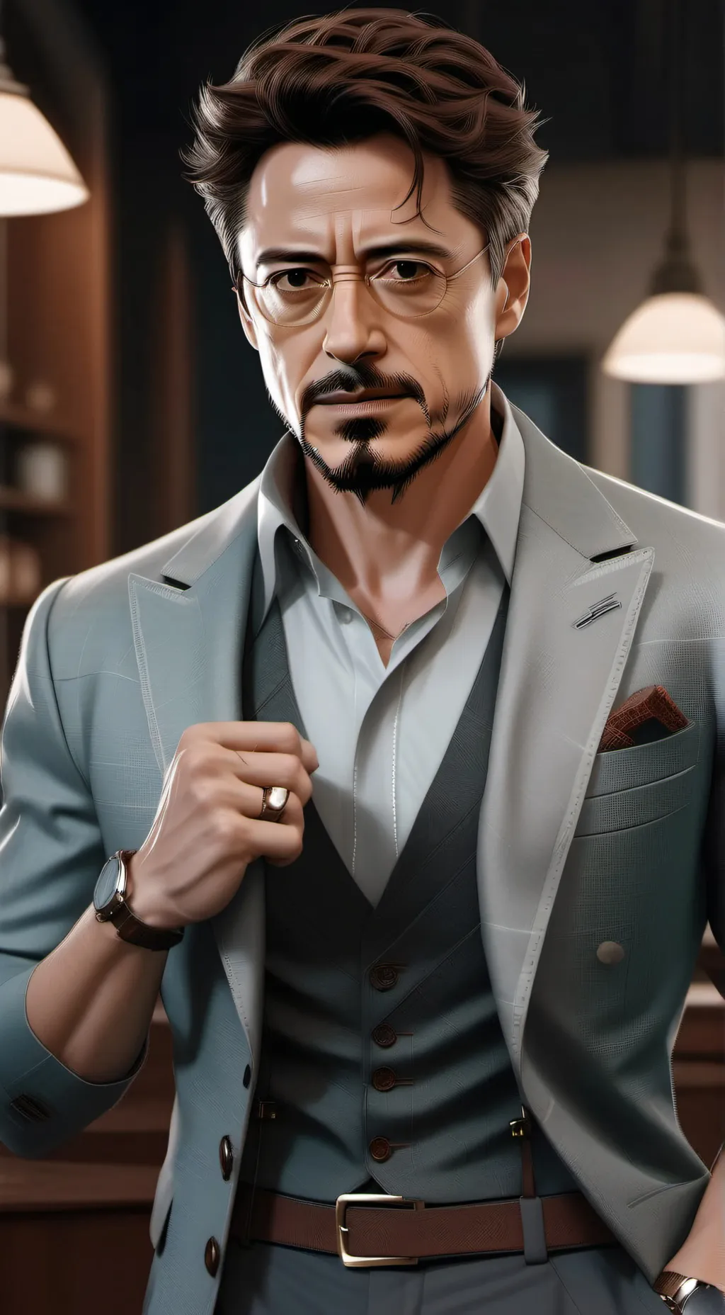 ai character: Avengers trip background