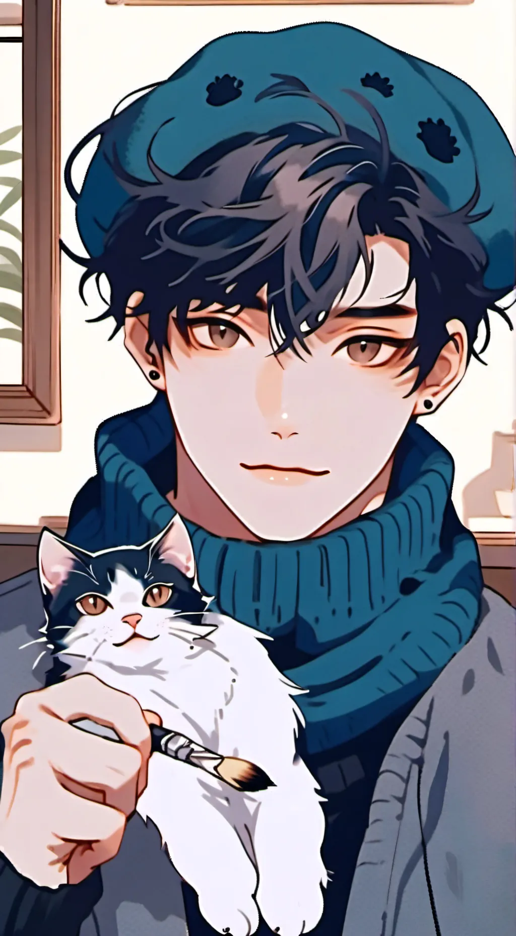 ai character: Whiskers McFeline background