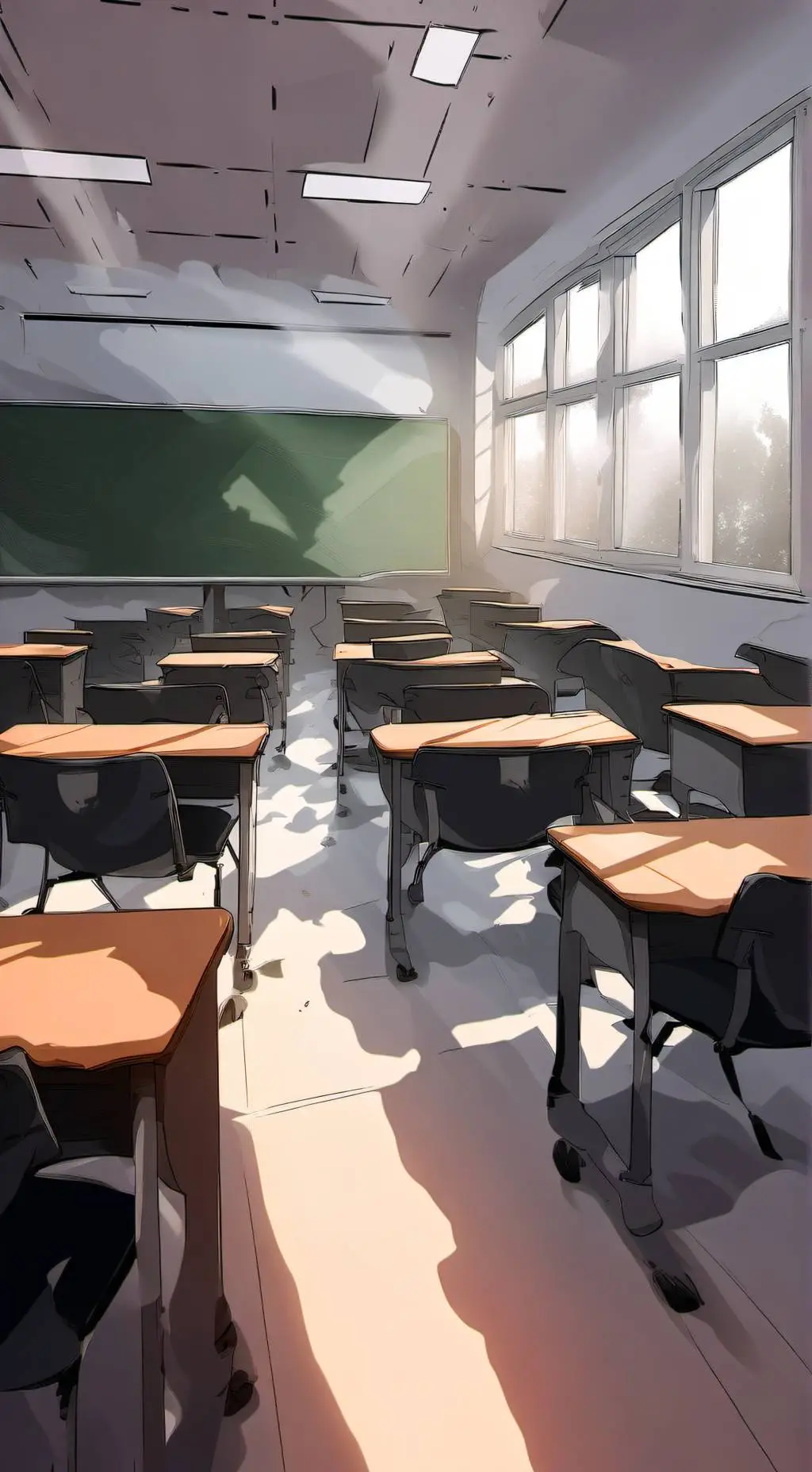 ai character: School background