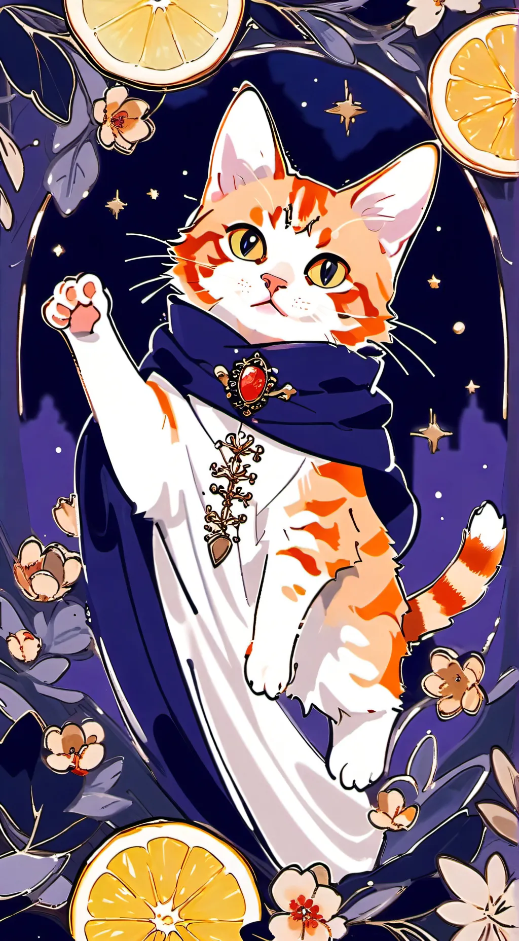 ai character: kitty background