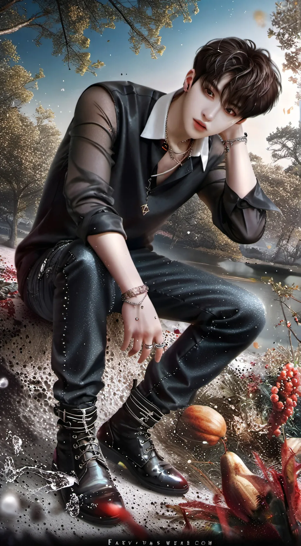 ai character: Straykids×Y/n background