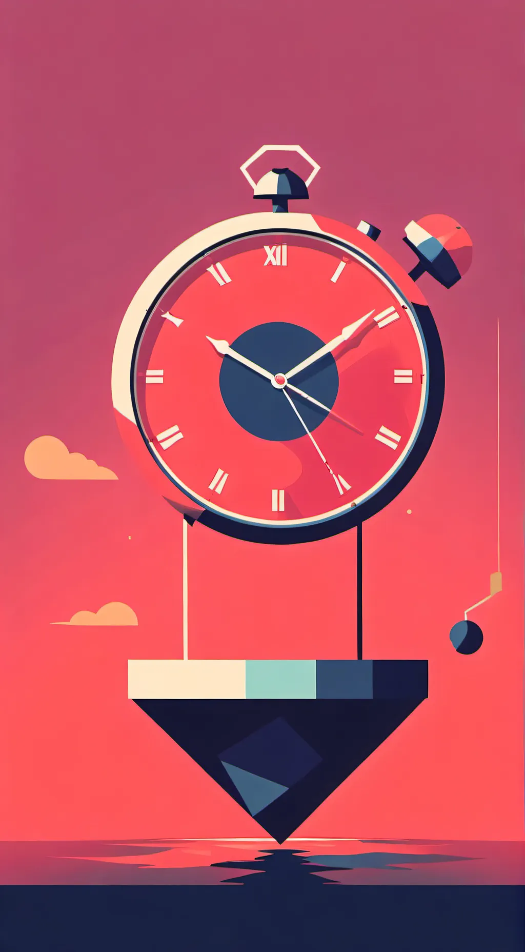 ai character: TELL ME THE TIME background