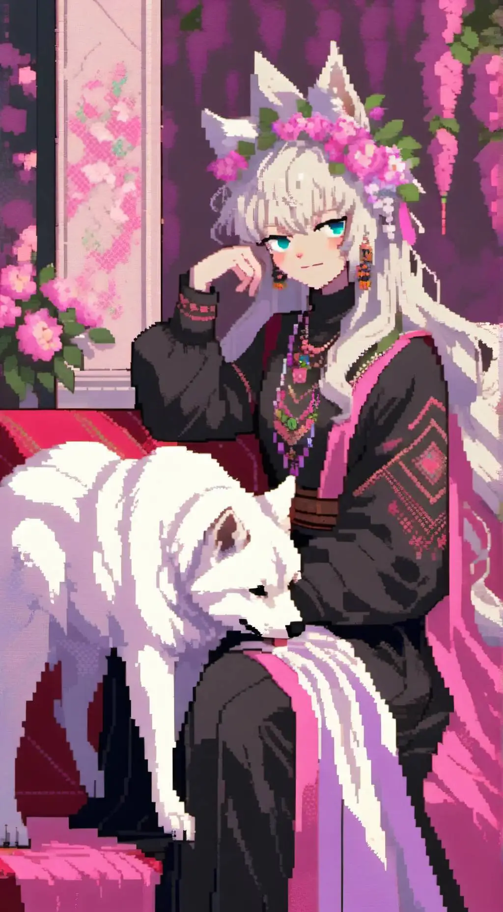 ai character: Кофиталь background