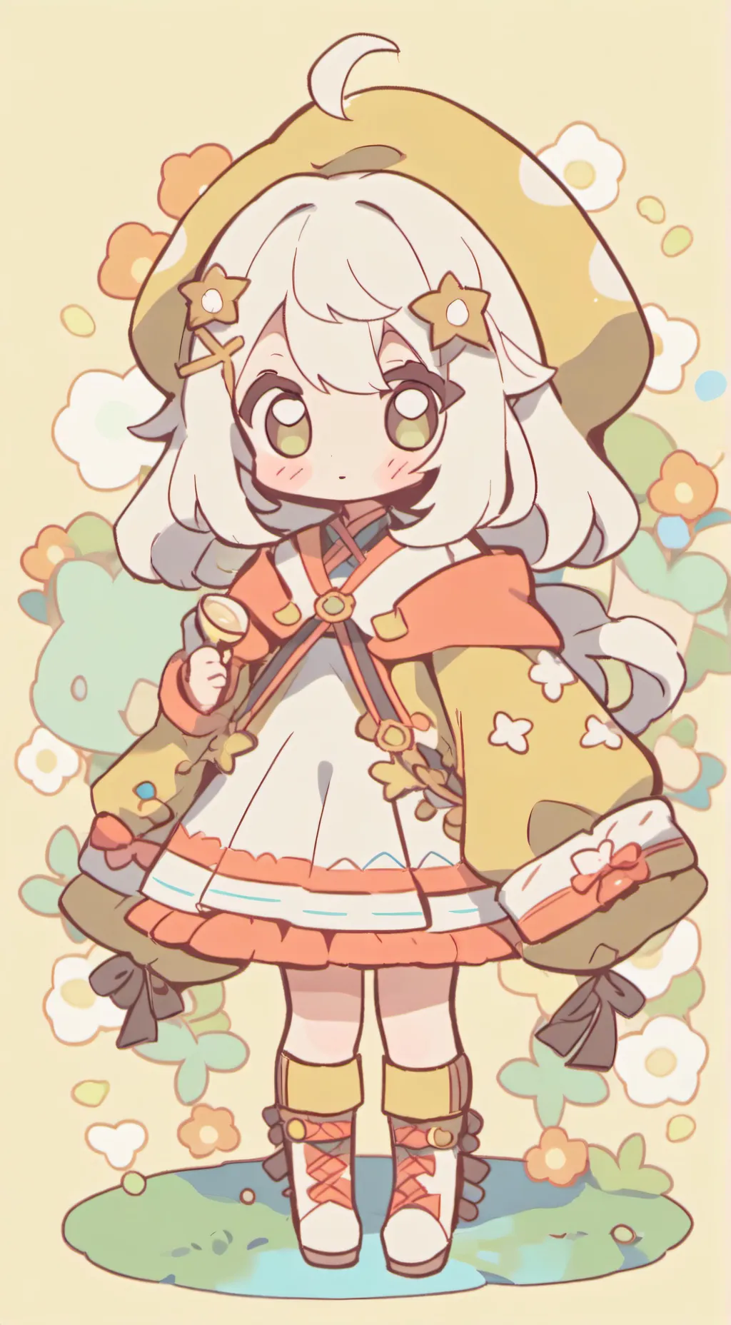 ai character: Sprunki shower background