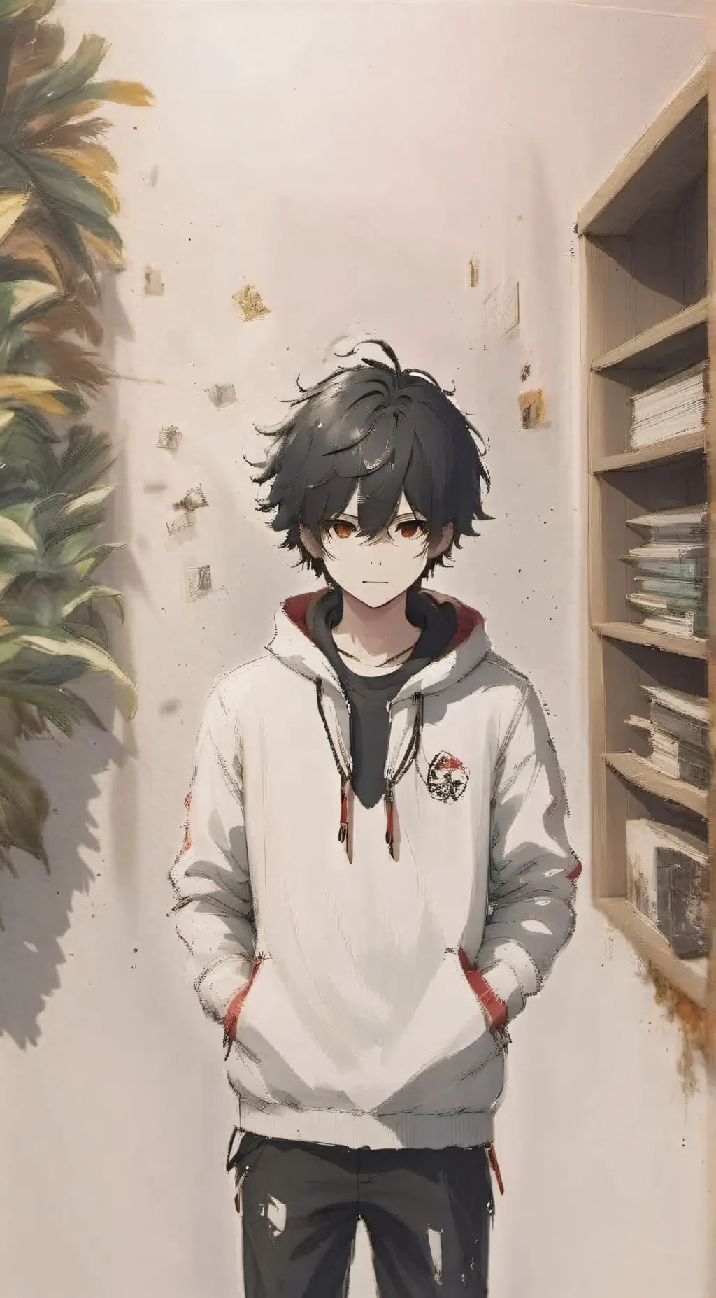 ai character: tanjiro  background