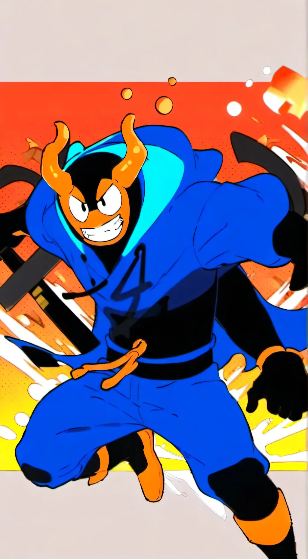 ai character: HuggyWuggy background