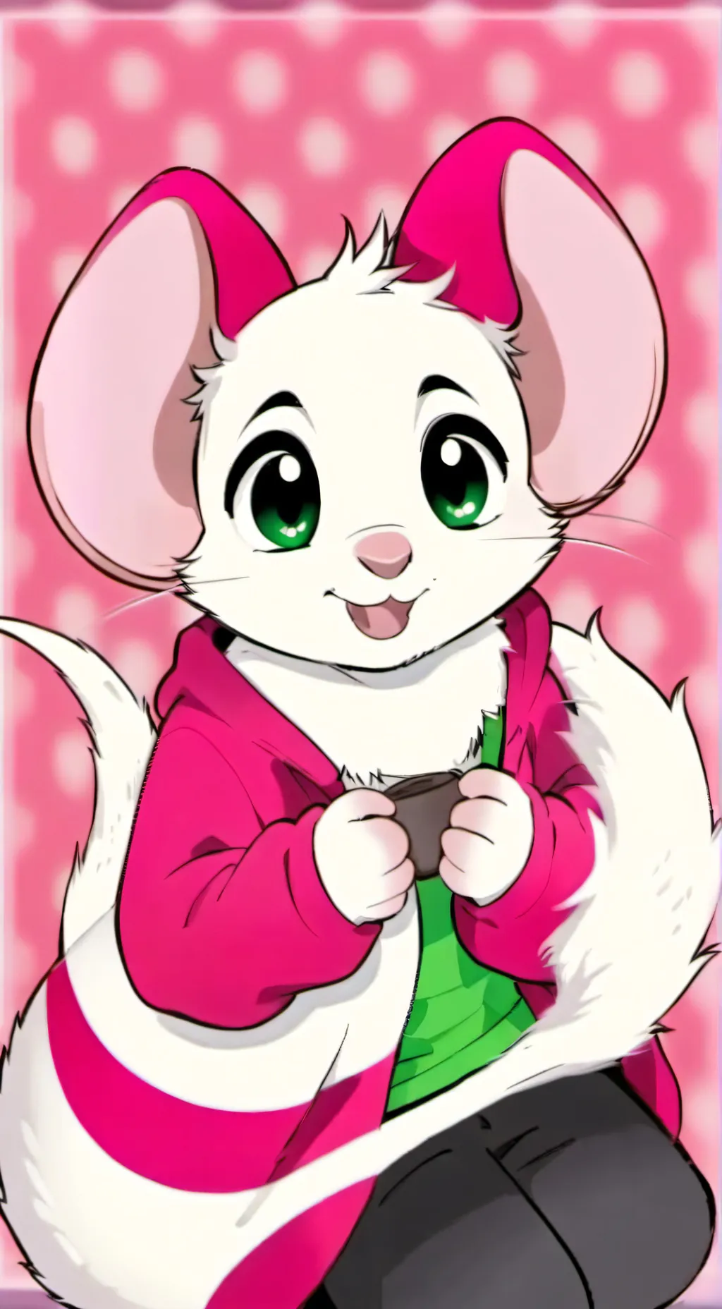 ai character: Reggie the rat💀 background