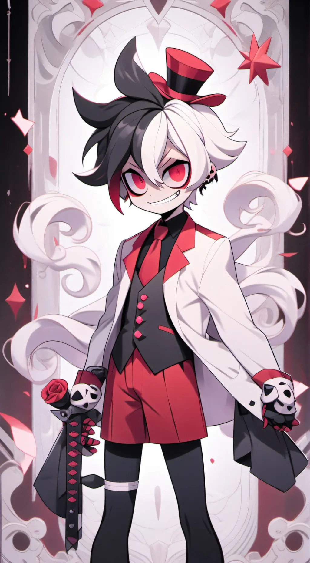 ai character: alastor 🤨 background