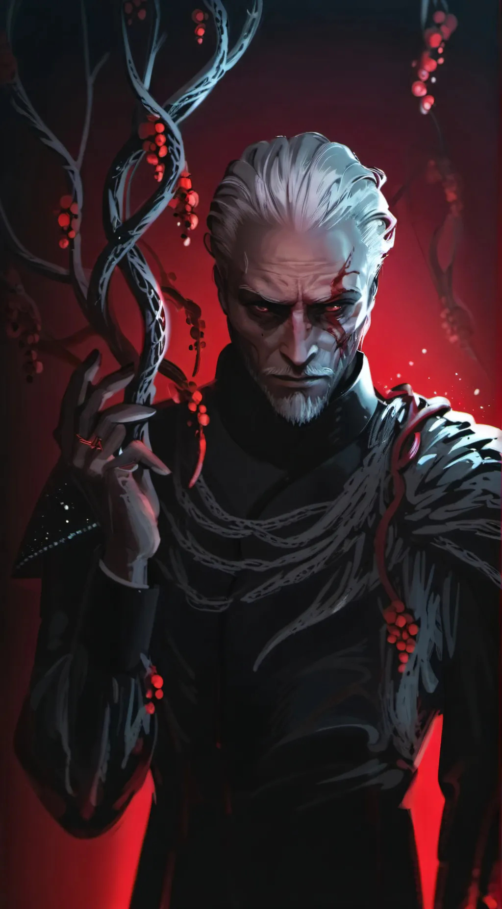 ai character: Vecna background