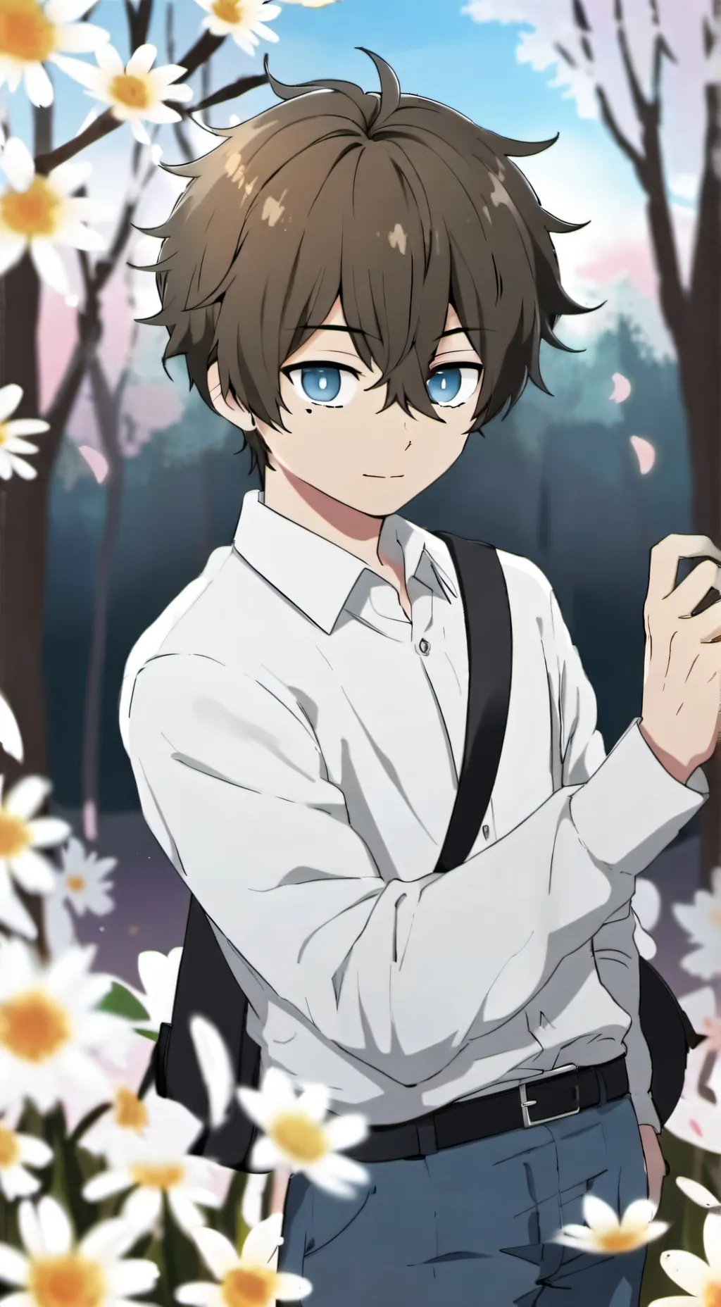 ai character: Mark  background