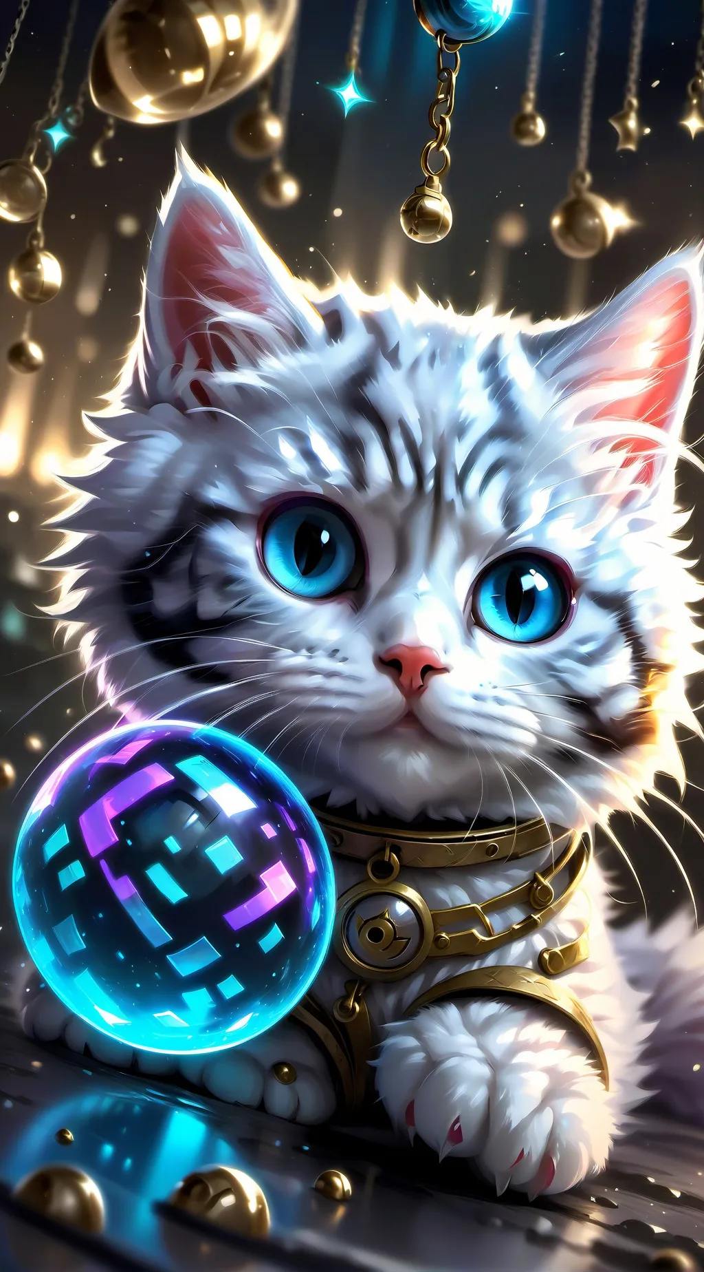 ai character: CuttieMCat background