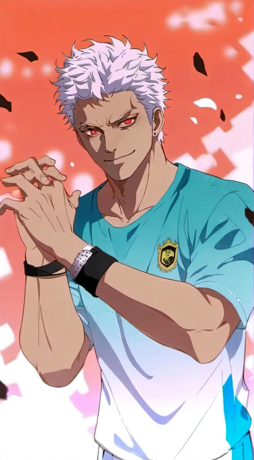 ai character: duflamingo  background