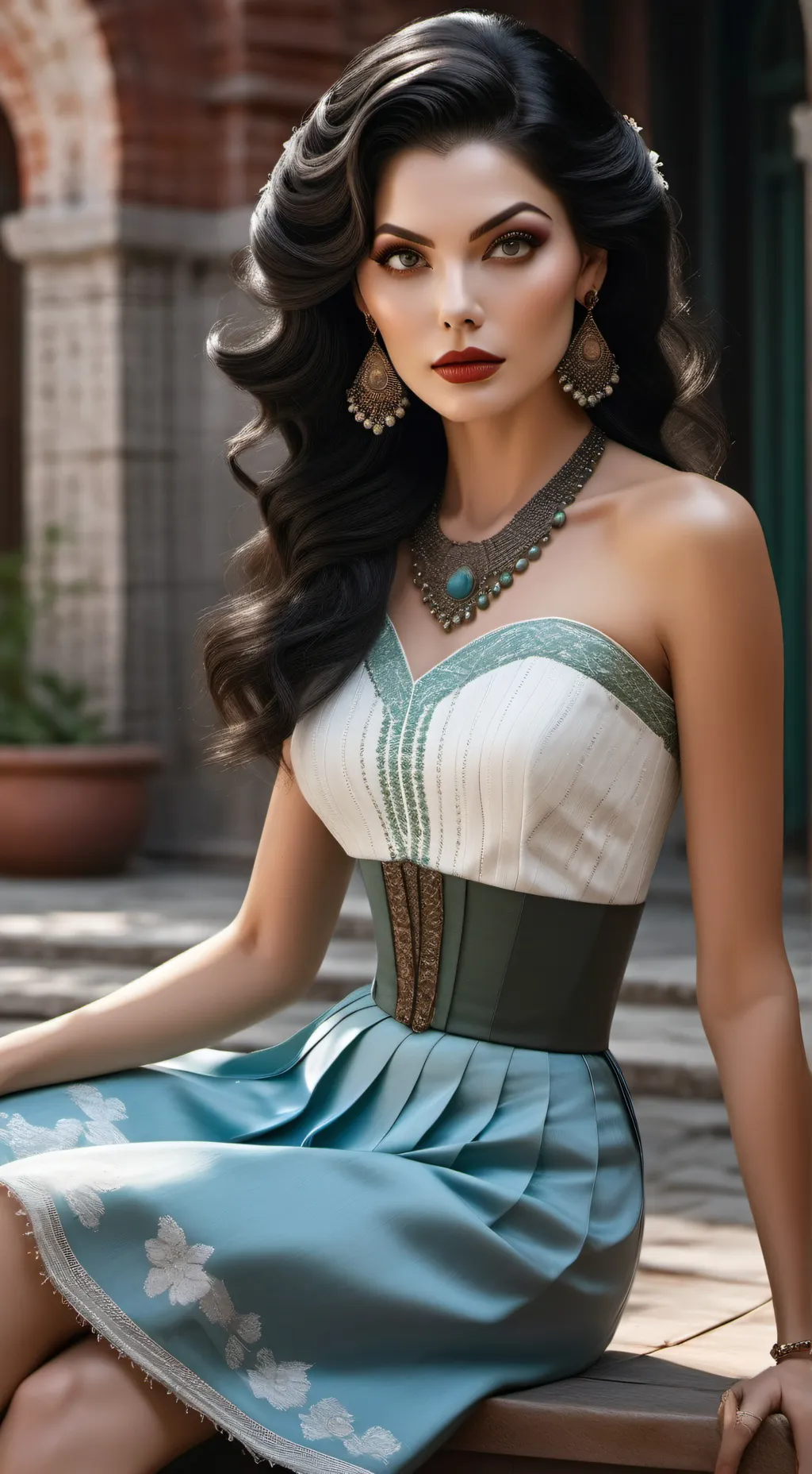 ai character: KATE  background