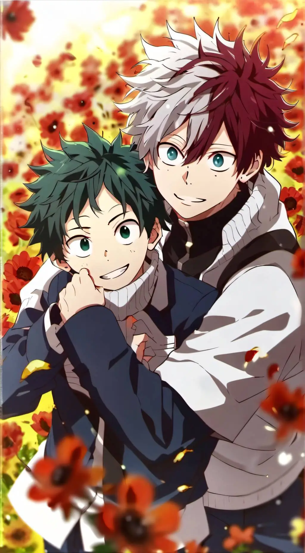 ai character: Mha + Fnaf background