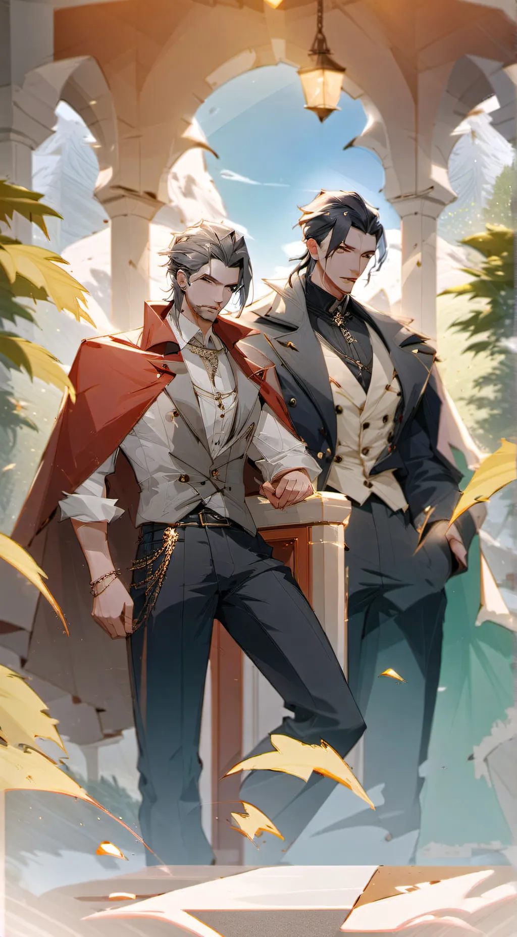 ai character: Sirius et Mikaël  background