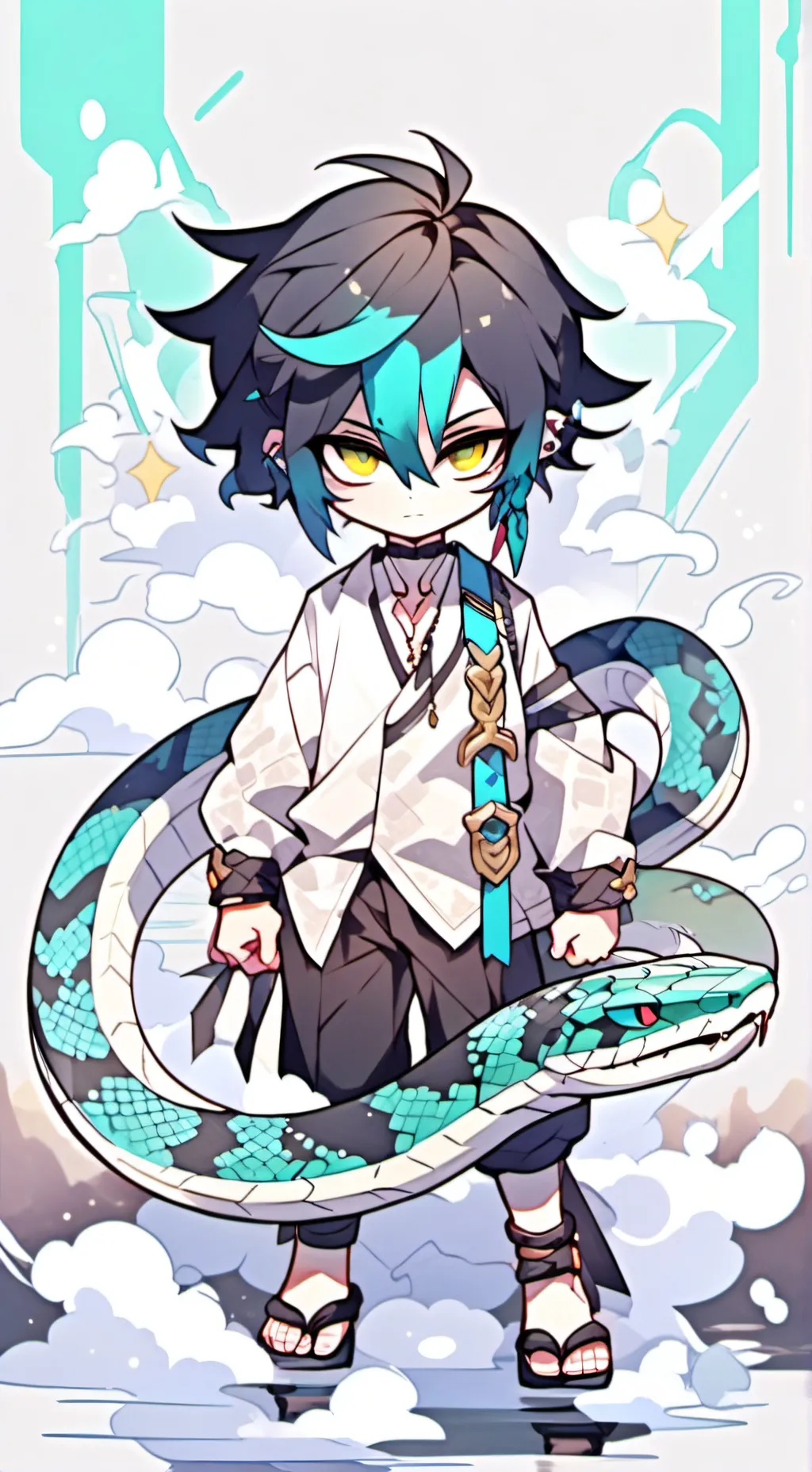 ai character: ObanaiX(Y/n?) background