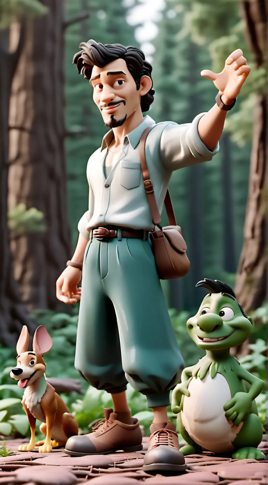 ai character: The Beatles  background