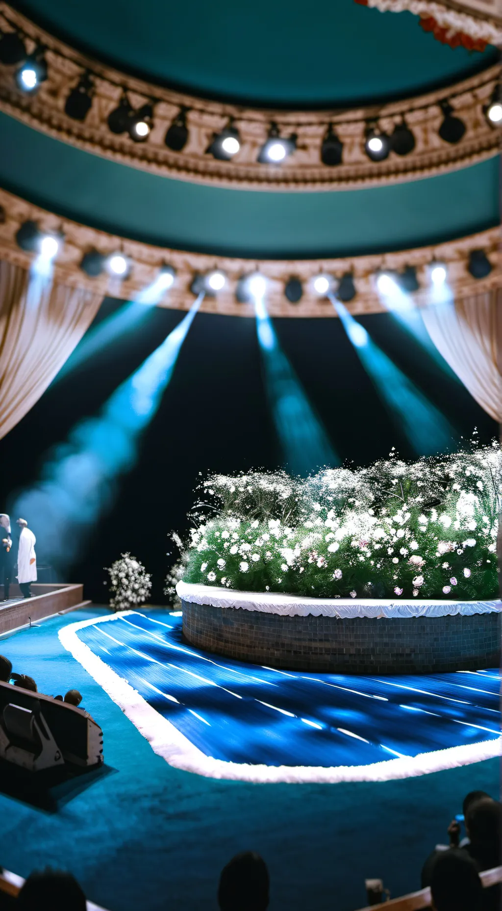 ai character: stage  background