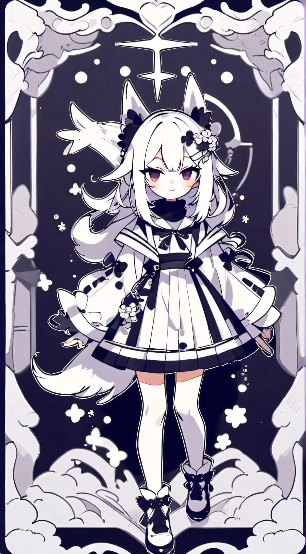 ai character: furry background