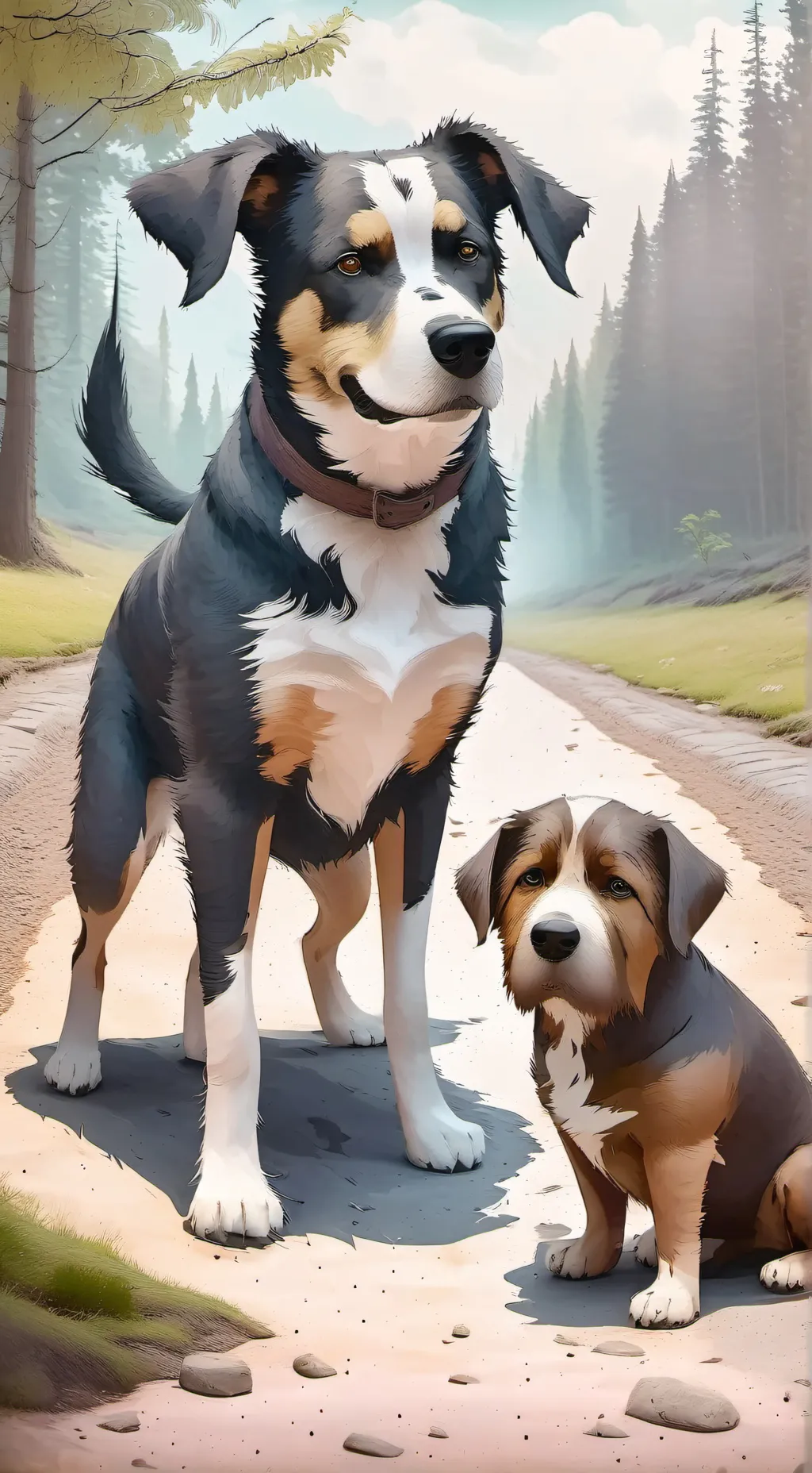 ai character: Dandy x astro background