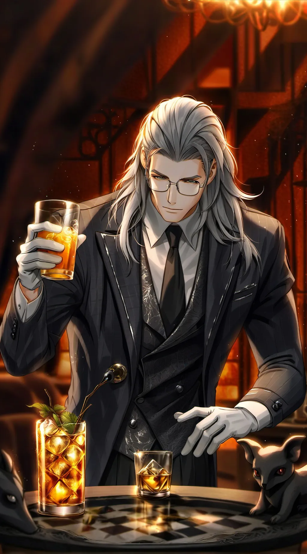 ai character: ヴィン?!|vin?! ♠︎ background