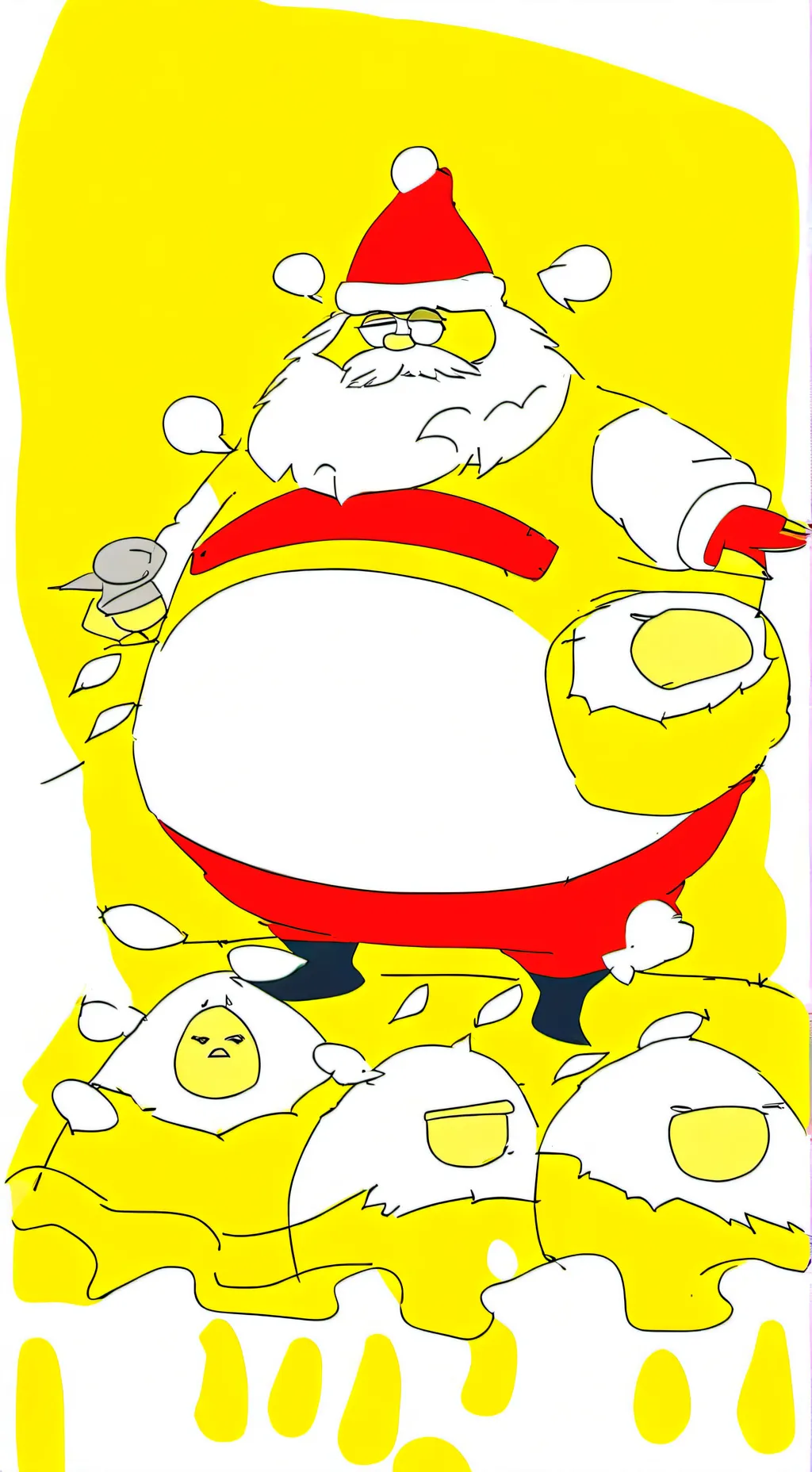 ai character: Santa Simon background