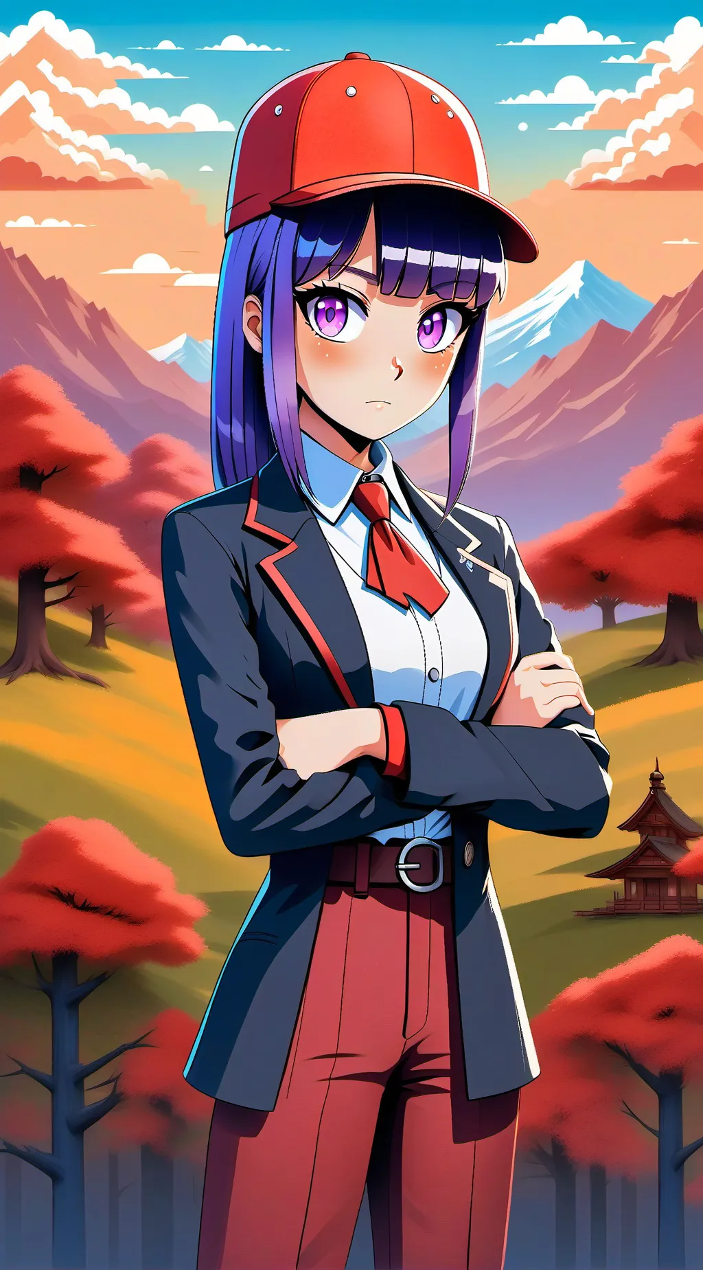 ai character: Hinata Hyuga  background
