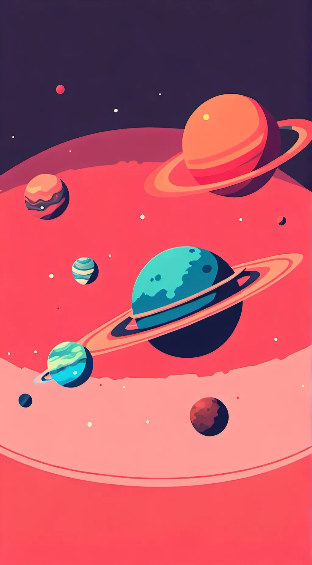 ai character: Planets background