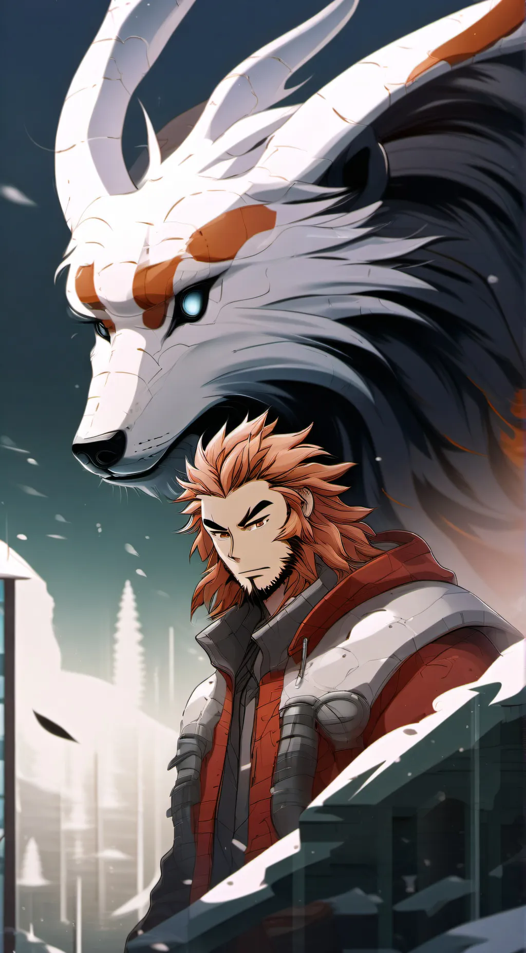 ai character: mha war  background