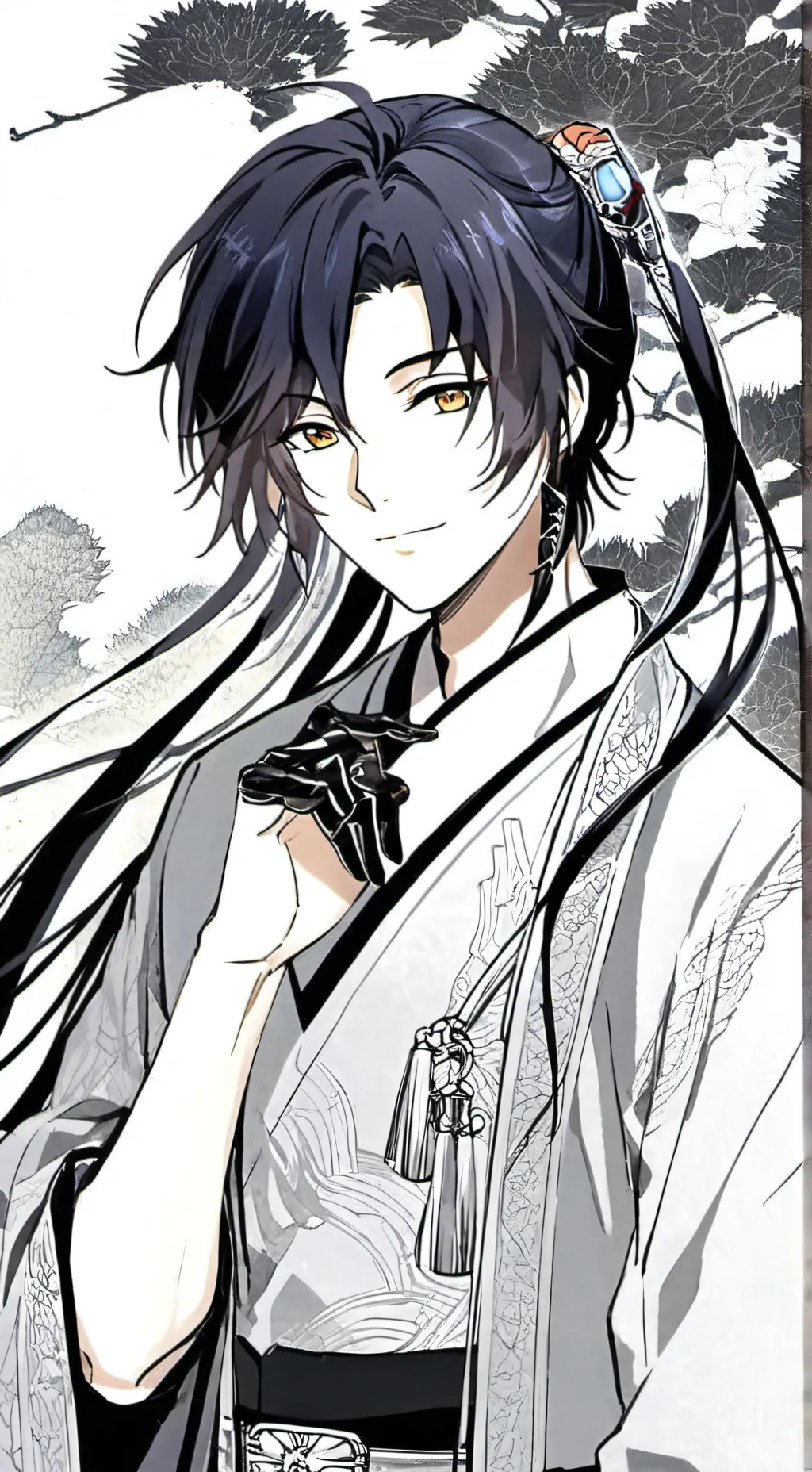 ai character: 优羽 background