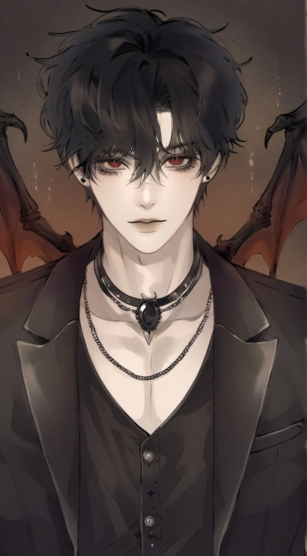 ai character: ☾Axel☀︎ background