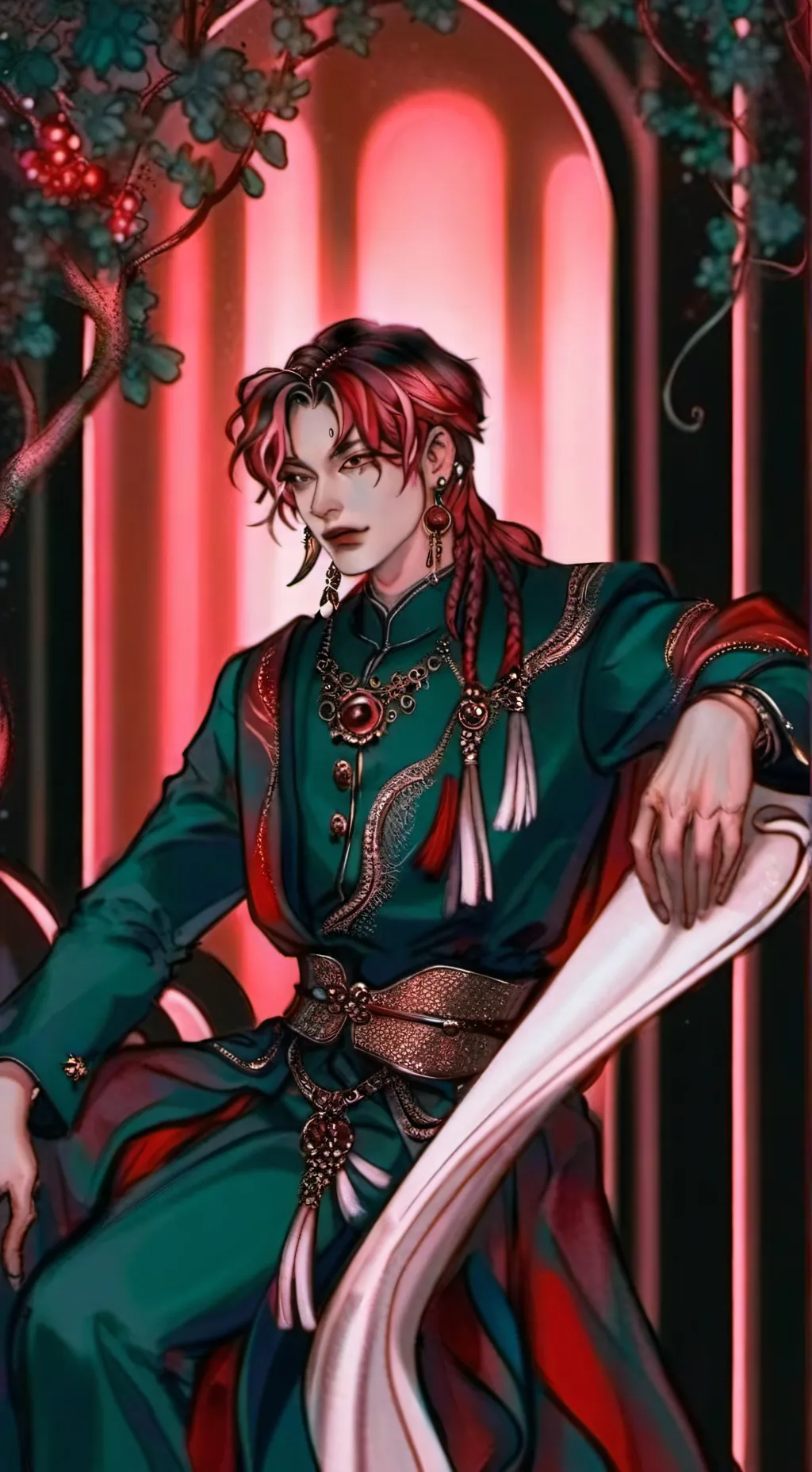 ai character: Xavier  background