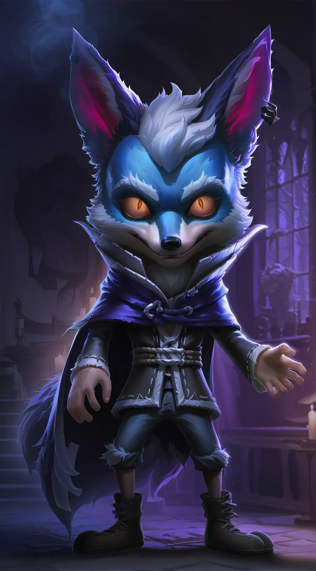 ai character: Uncle Samsonite background