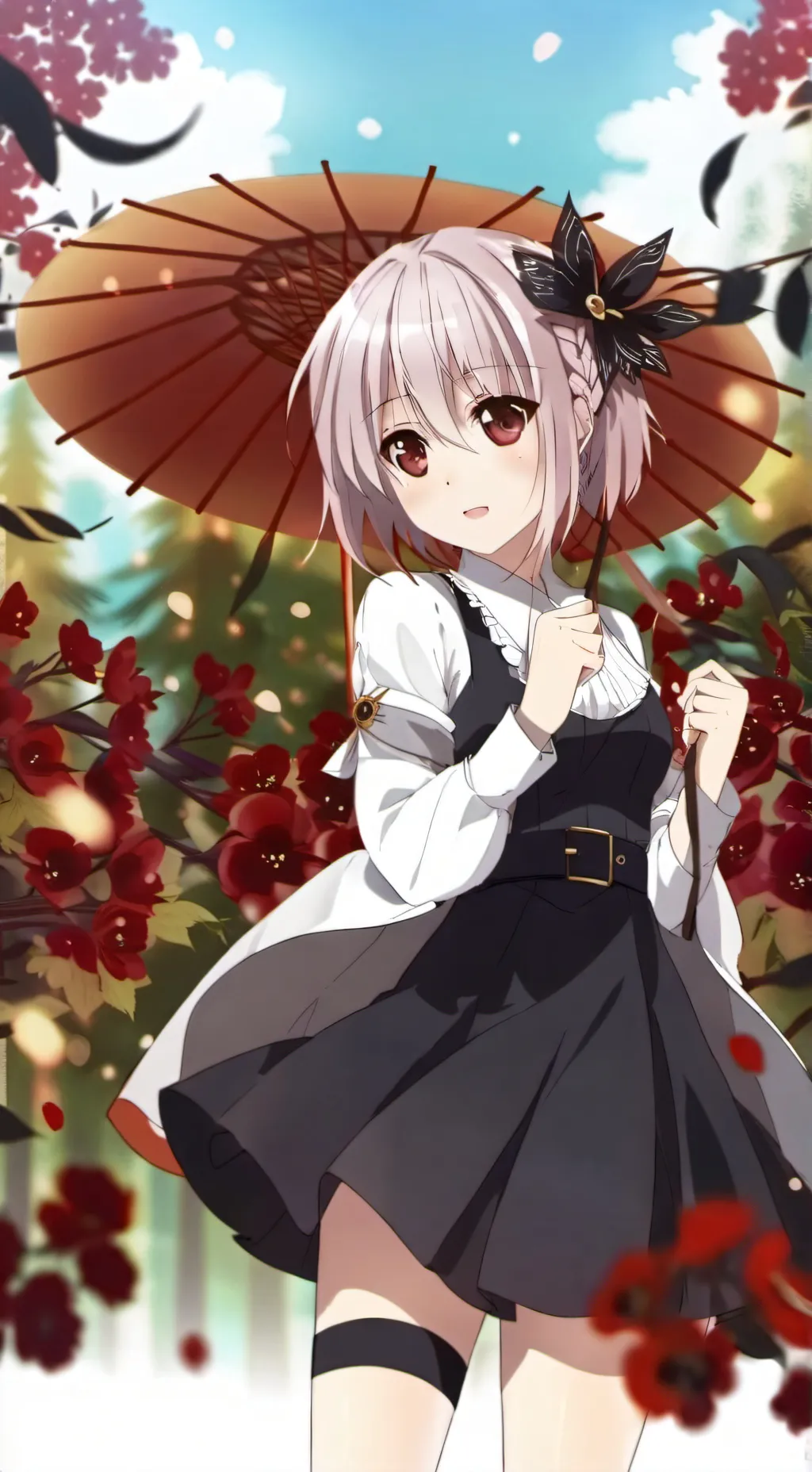 ai character: amber  background