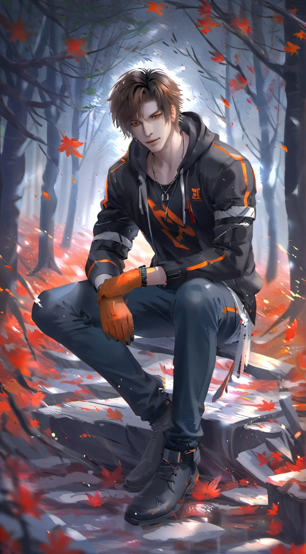 ai character: ★🎀xander🎀★ background