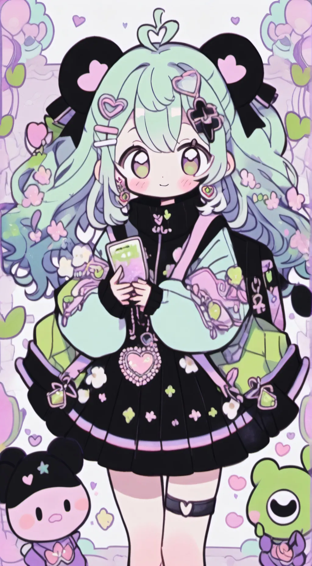 ai character: Smash or pass background