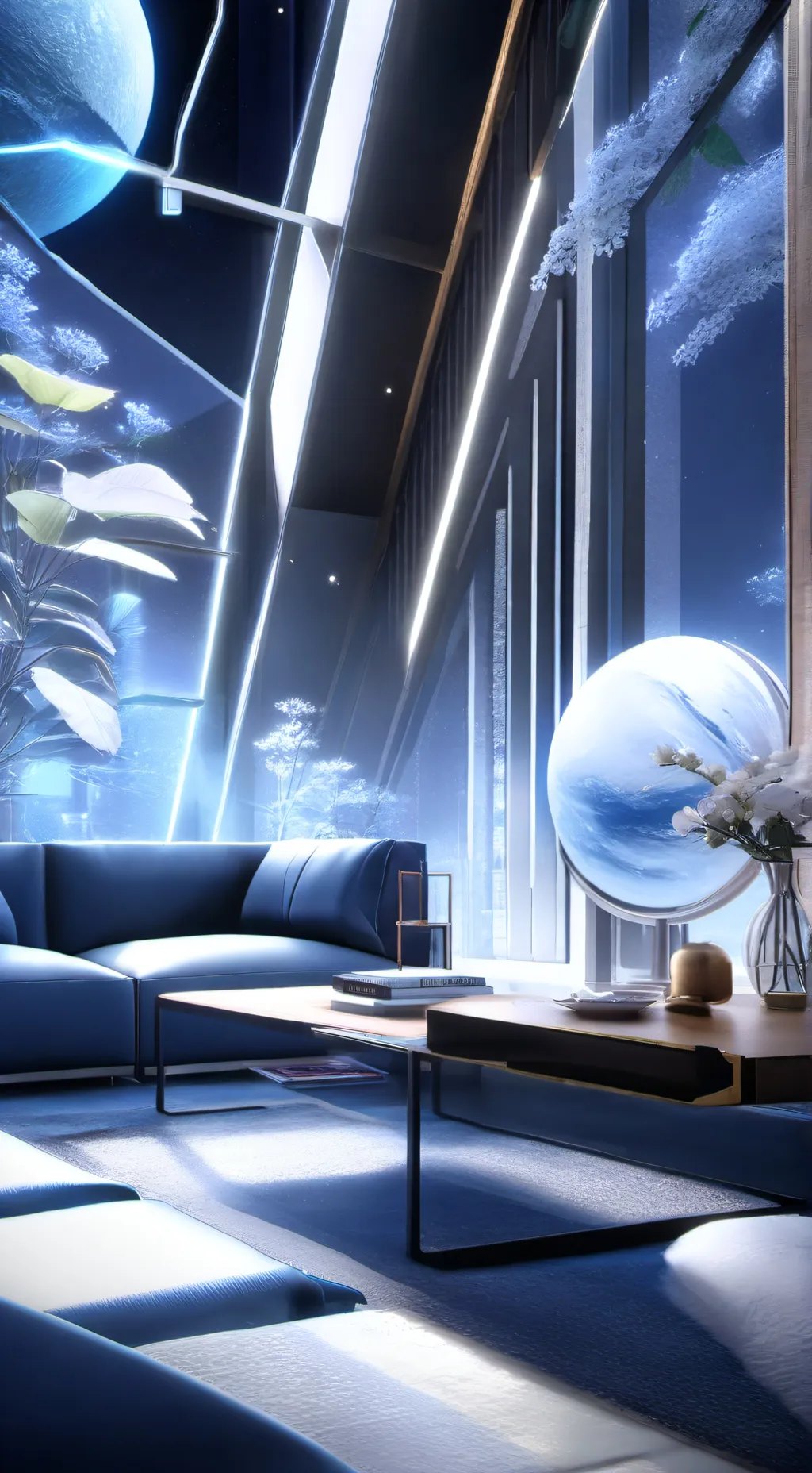 ai character: Dw haunted house background