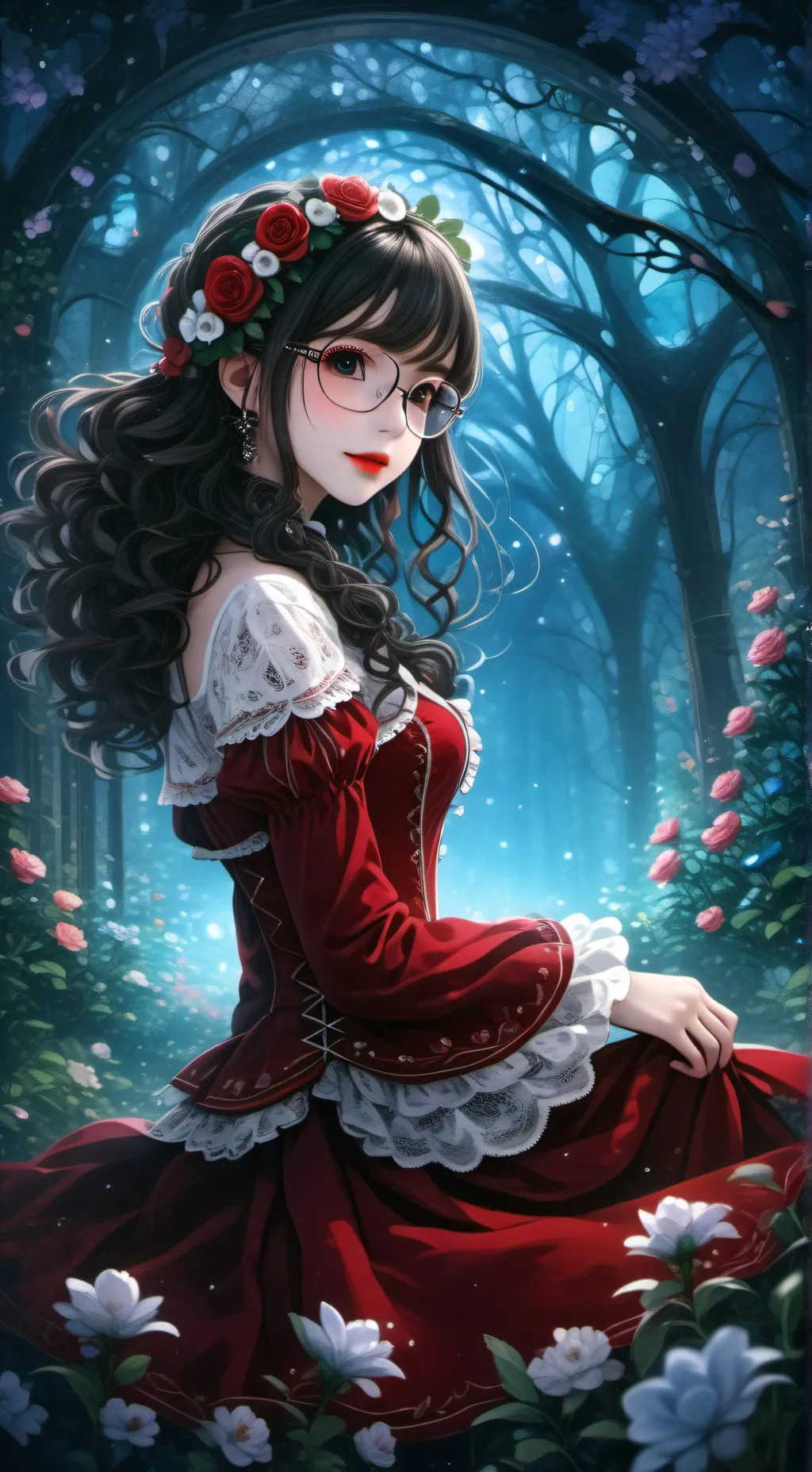 ai character: Your gf background