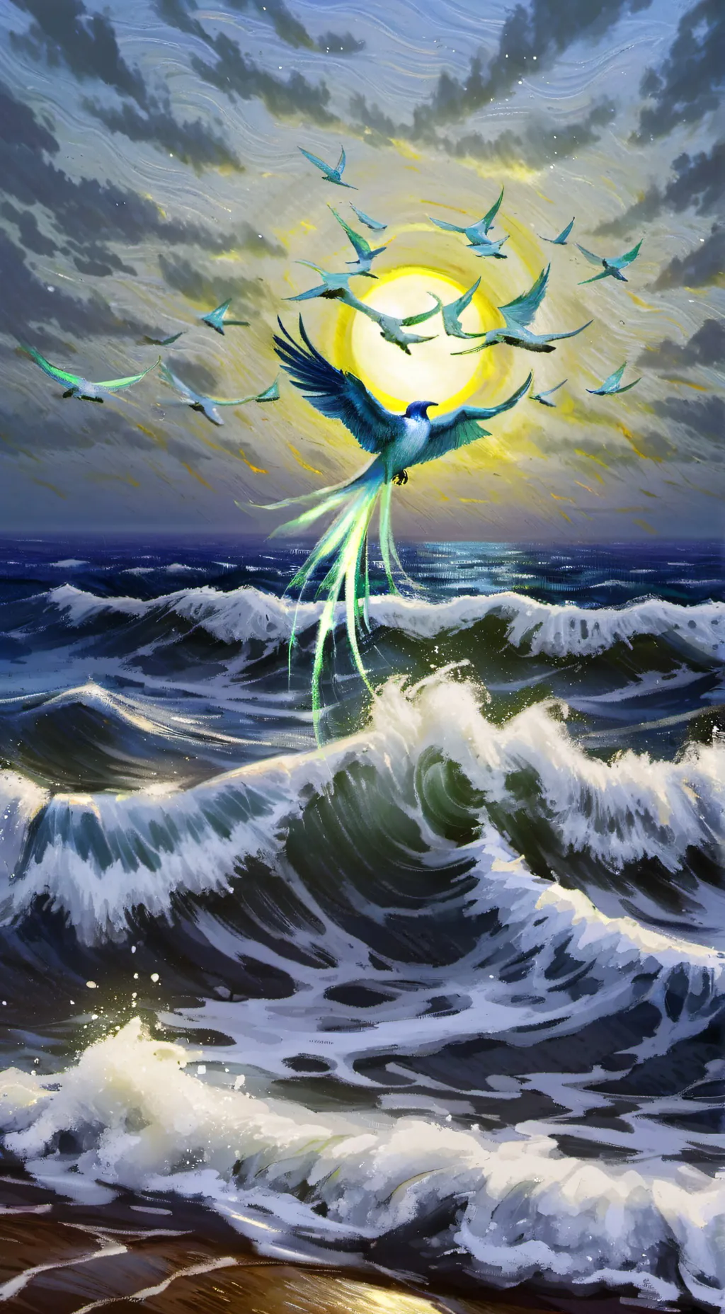 ai character: Phoenix background