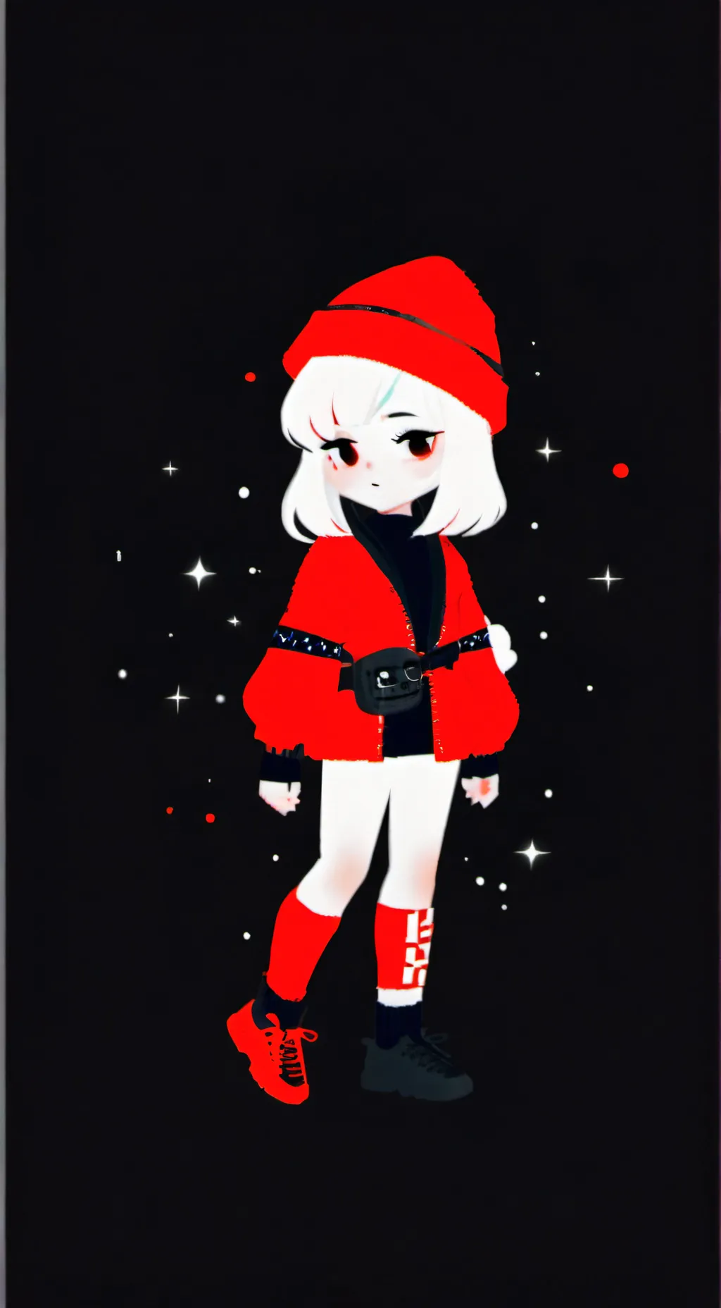 ai character: Tubbo fell background