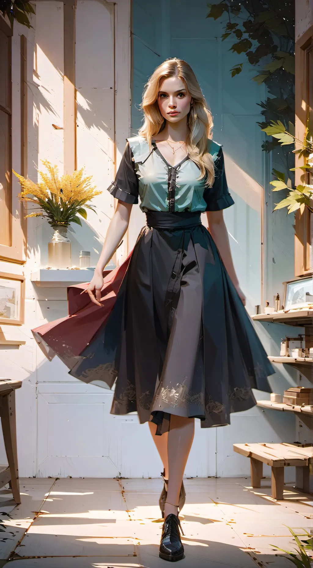 ai character: София background