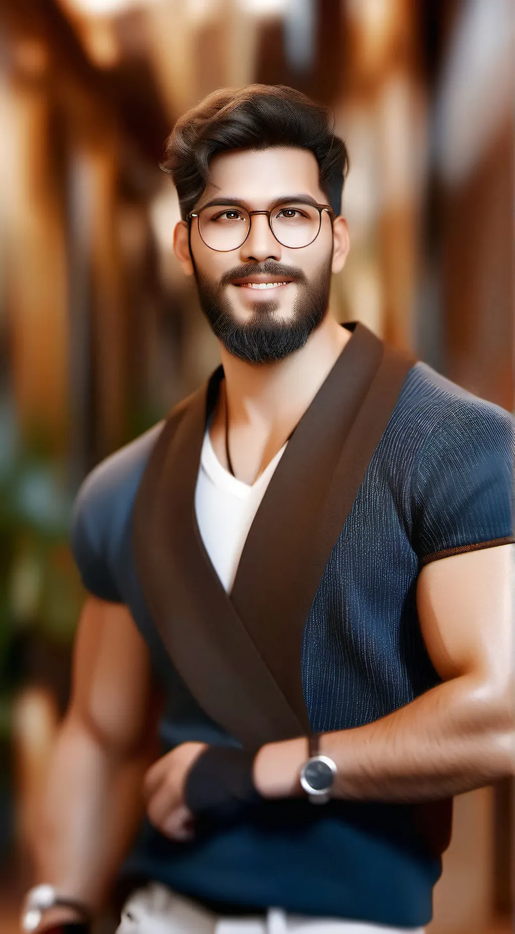 ai character: Boss background