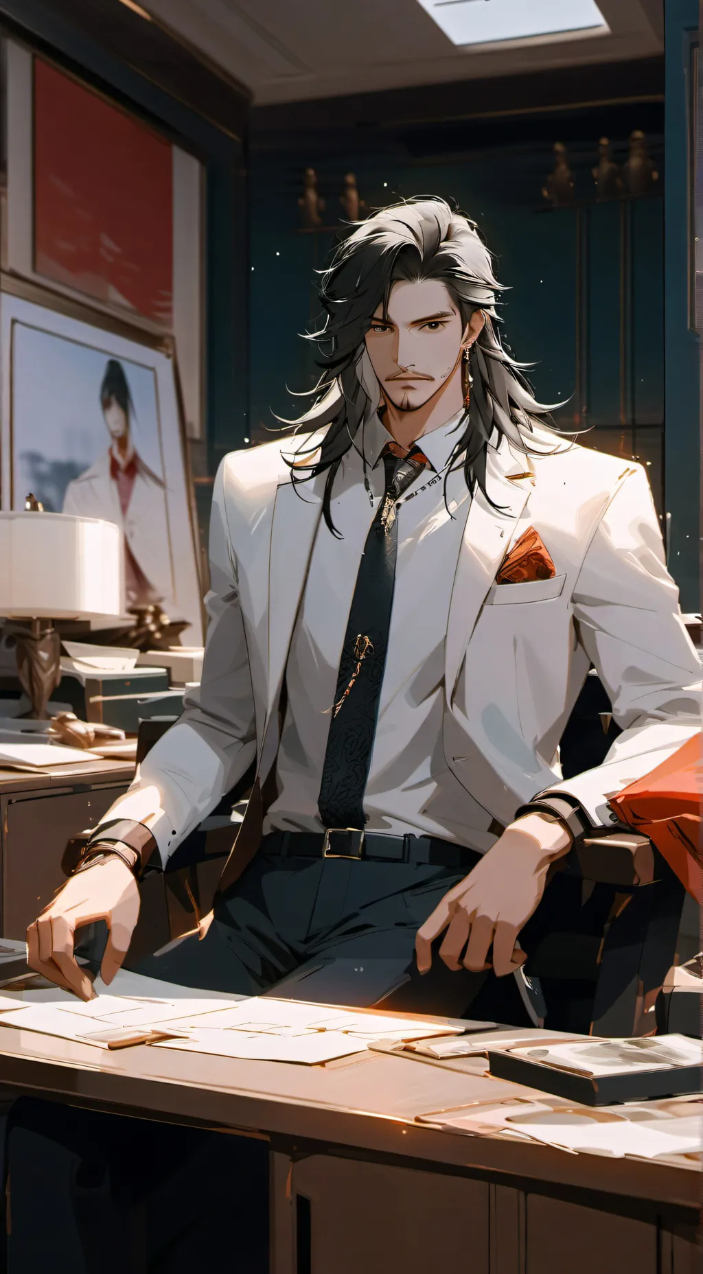 ai character: Adrian Lasorda background