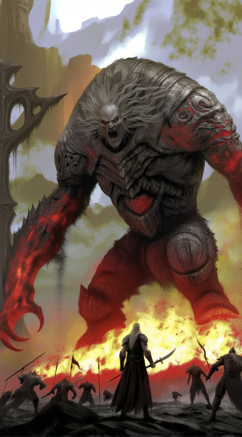 ai character: strongtest battle  background