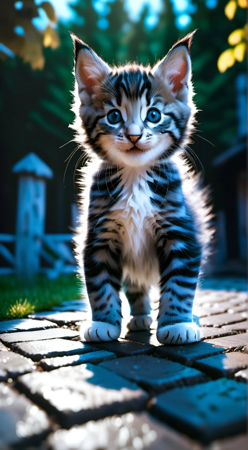 ai character: ipad kitten part.2 background