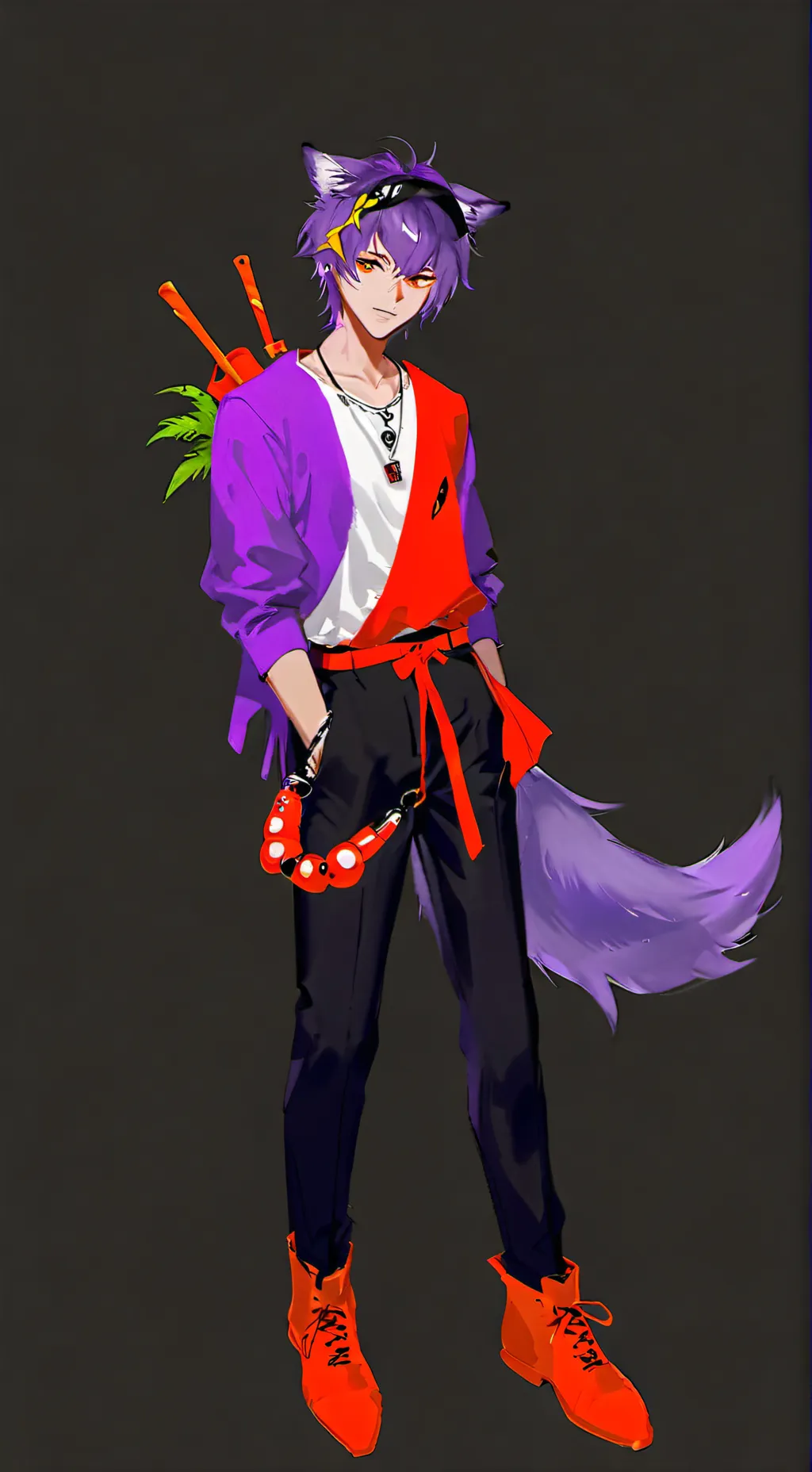 ai character: kazuto  background