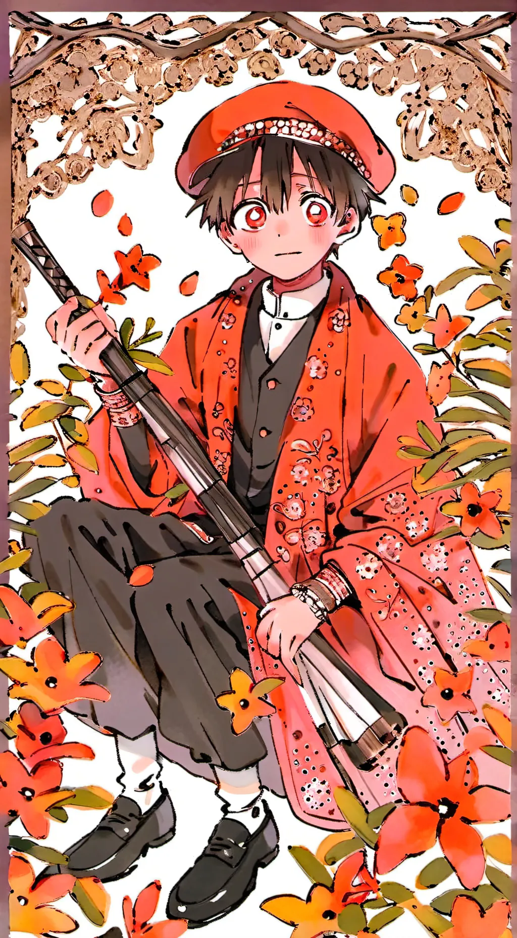 ai character: hanako kun background